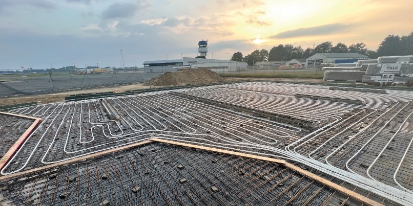 Fase 1 voor brandweerkazerne (vliegveld) Eelde