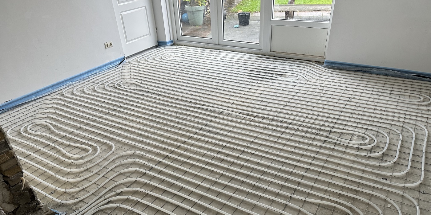 Woning in Assen op 2 verschillende manieren voorzien van vloerverwarming