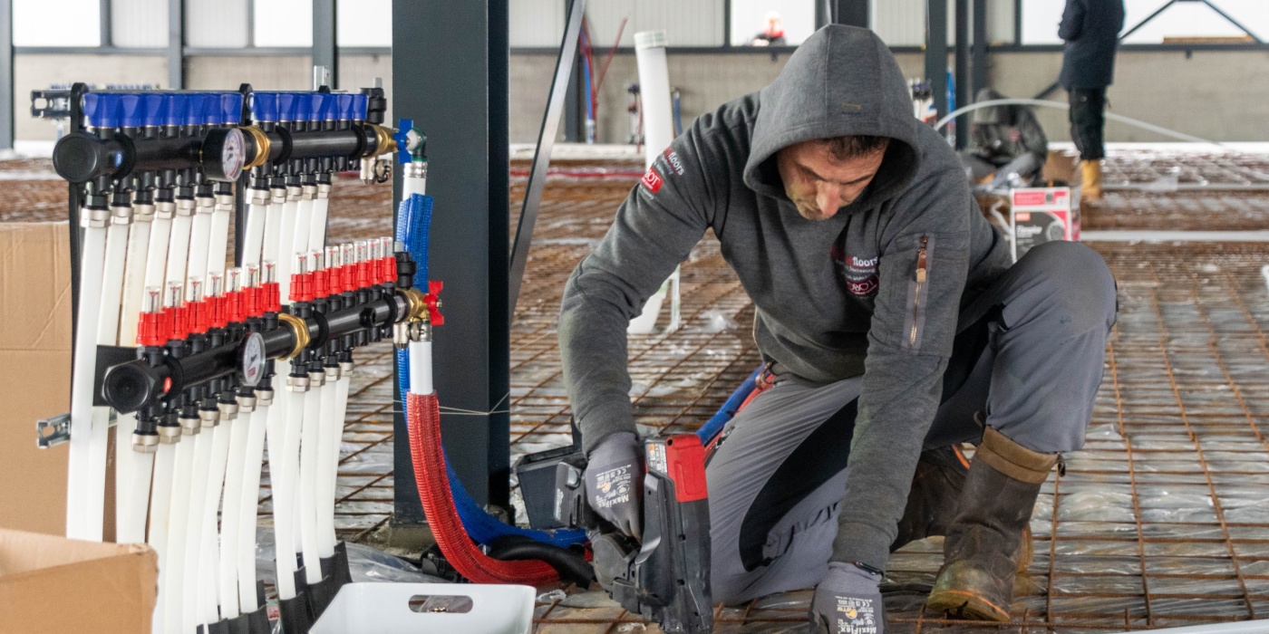 Vloerverwarming voor VEMA Ommen in samenwerking met Gebr. Middelveld