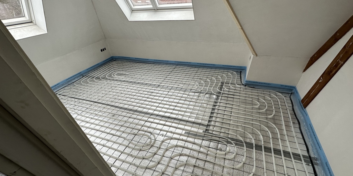 Voor een woning in Baarn 3 verdiepingen voorzien van vloerverwarming