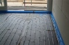 Vloerverwarming op tackerplaten