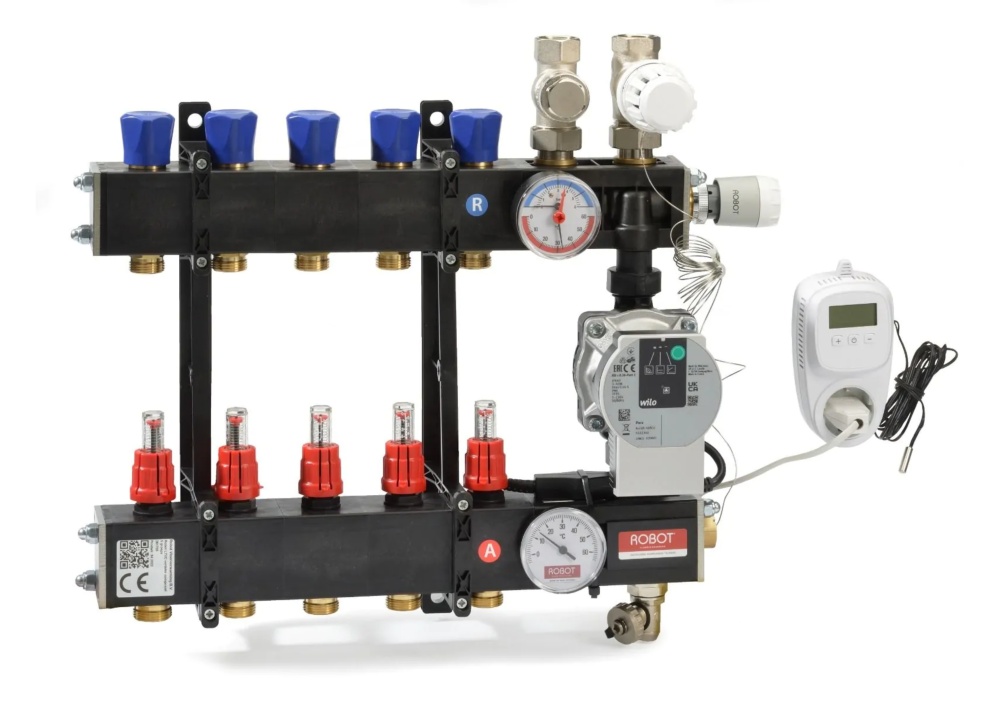 Robot Hybride LTVC voor maximale duurzaamheid met vloerverwarming icm een houten ondervloer.